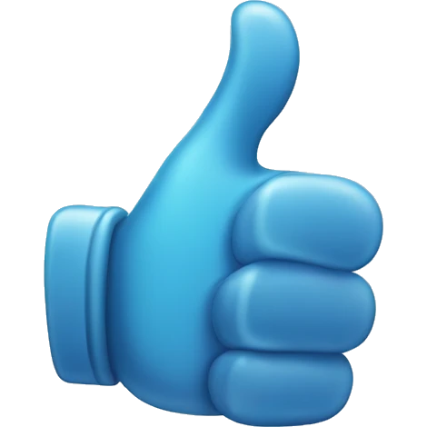 Iced thumbs up emoji