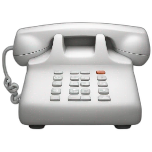 white phone icon emoji