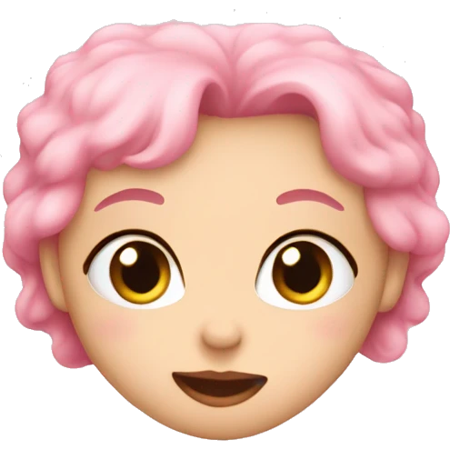 Baby pink heart emoji