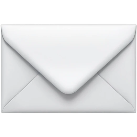 white envelope emoji
