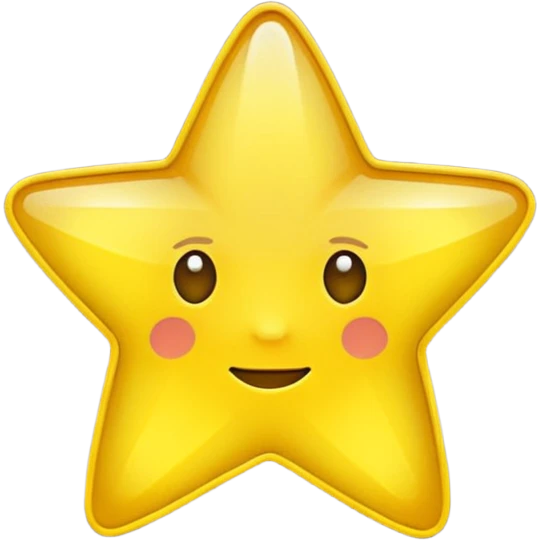  star without a face emoji