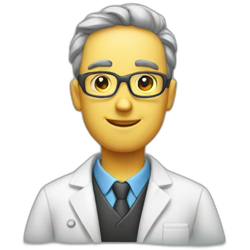 scientist chemist biologist emoji