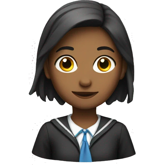 school girl emoji