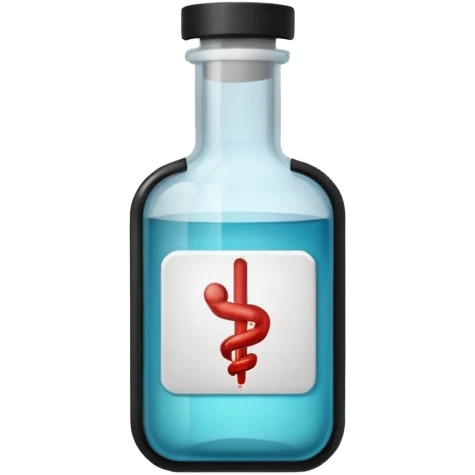 Realistic medicine open with neutral color emoji