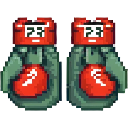 боксерские перчатки с надписью "23", no background emoji