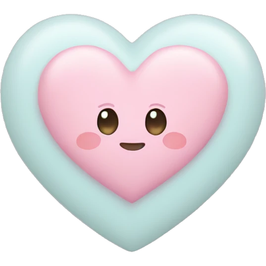 Pastel heart  emoji