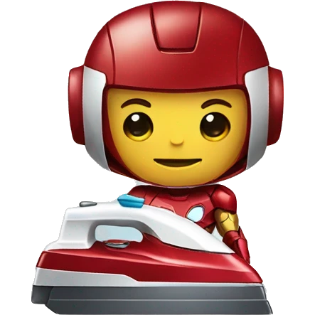 ironman ironing clothes emoji