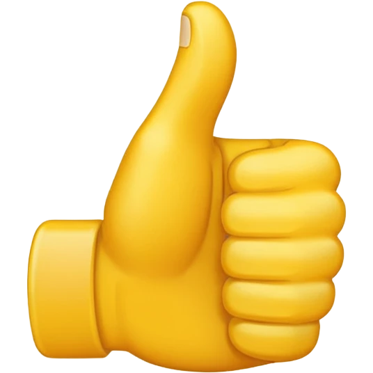 thumbs up emoji, positive and bold emoji