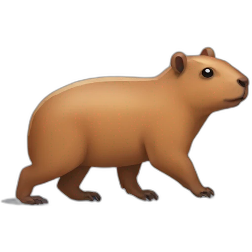 Pixel capibara emoji