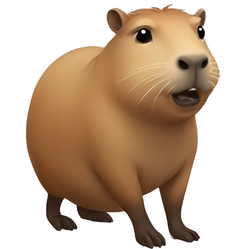 upset capybara emoji