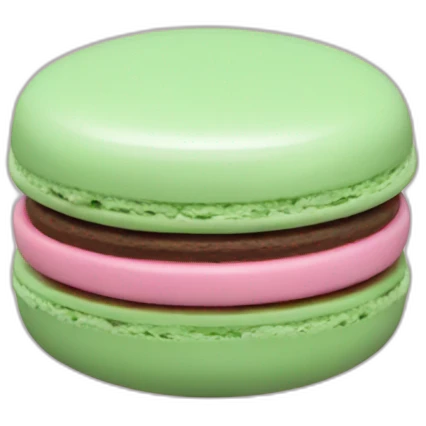 Macro macaron emoji
