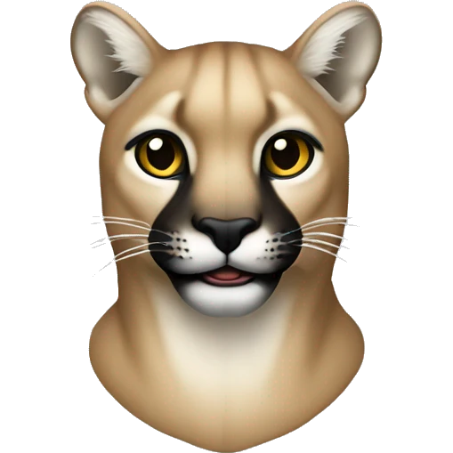 Puma schwarz  emoji