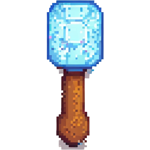 hammer, pixel art style, retro game feel emoji