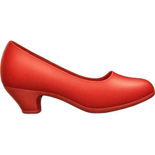 red shoe emoji