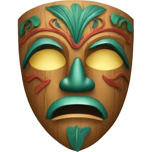 Nicaraguayan mask emoji