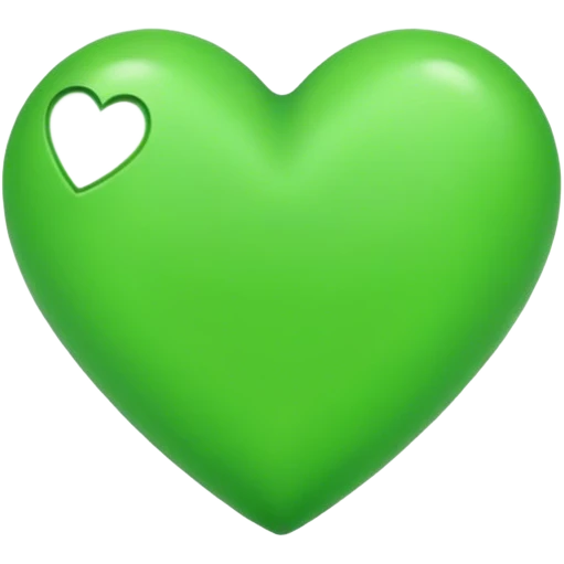 Green heart emoji