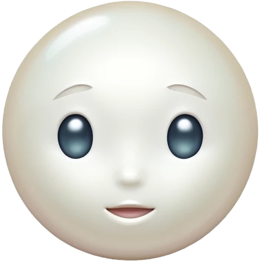 una perla sola emoji