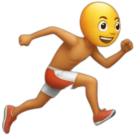 Zanahoria corriendo emoji