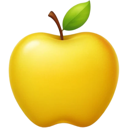 🍏 but yellow emoji