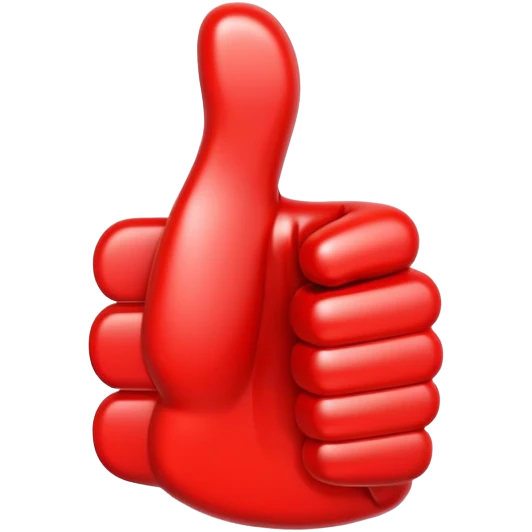 Grinning thumbs down emoji