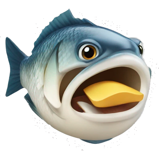 Cooked singer fish emoji