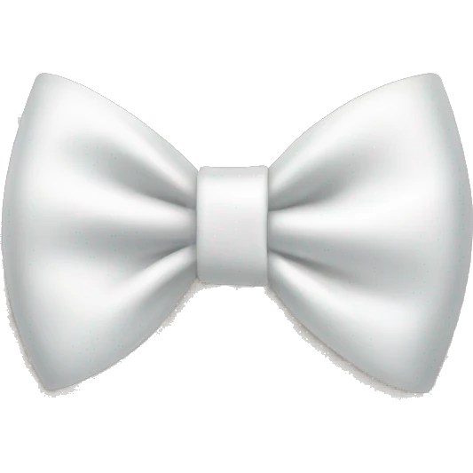 White bow emoji