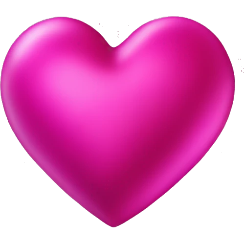 magenta and pink satin heart emoji