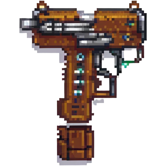 пистолет UZI, no background emoji