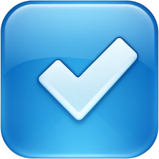  تیک آبی اینستا emoji