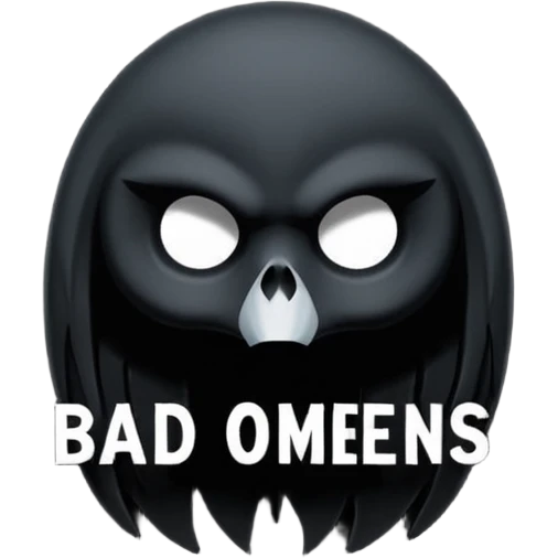 Bad Omens TEXT LOGO emoji