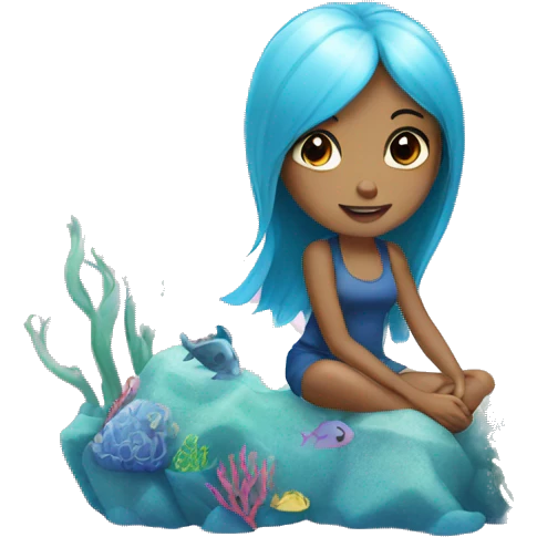 Sea life girly emoji