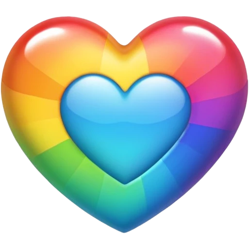 rainbow heart emoji