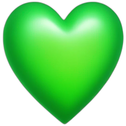 green heart emoji