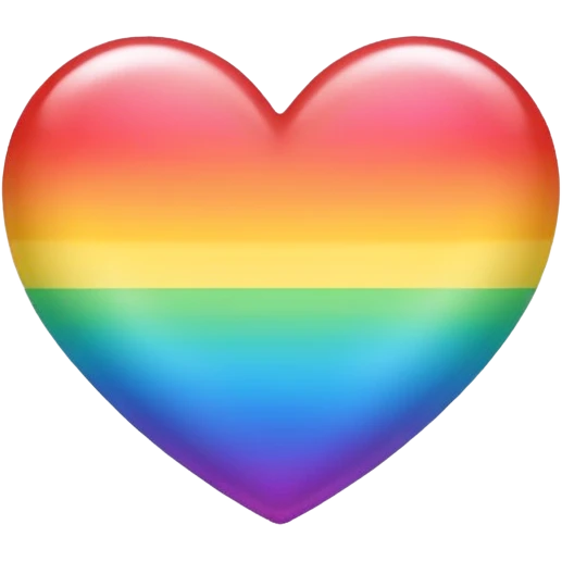 heart with rainbow gradient emoji