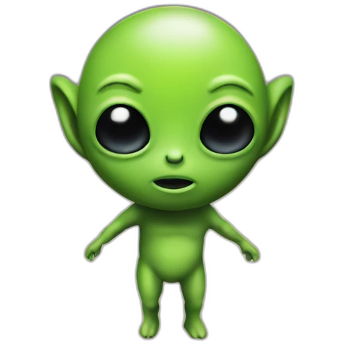 Alien sur la terre emoji