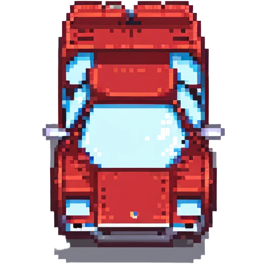 красная Lamborghini Countach, no background emoji