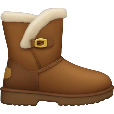 Brown ugg boots emoji