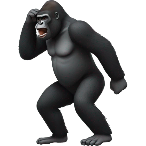 Gorilla dance emoji