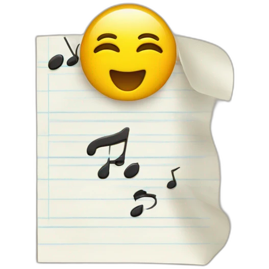 Note de musique emoji