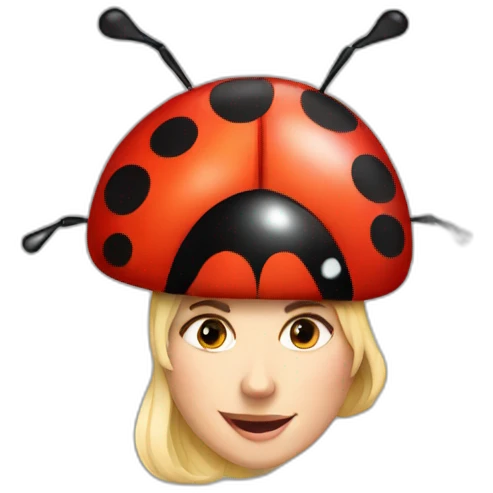 Lady bug emoji