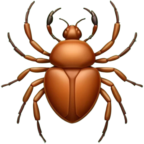 A tick sign with the background as blue emoji