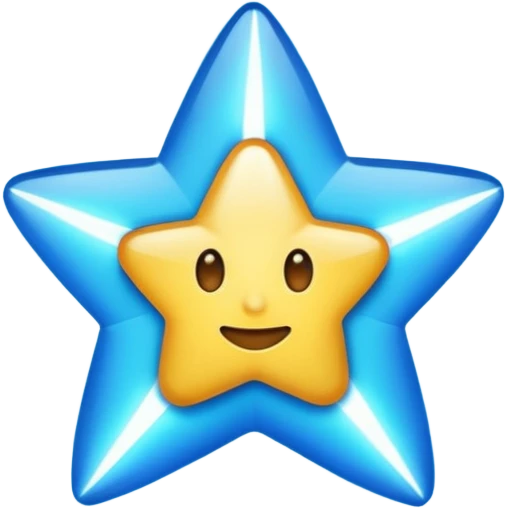 star blue emoji