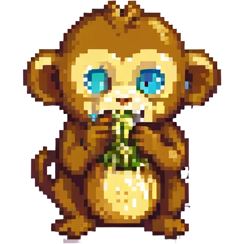monkey eating bananas emoji