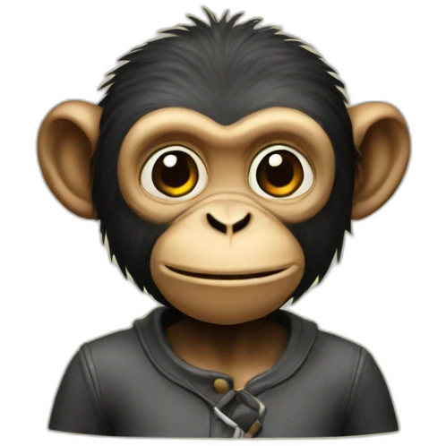 monkey with a map emoji