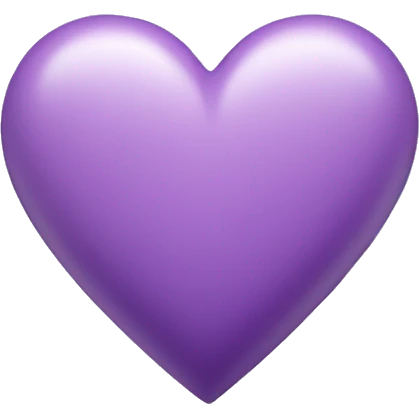 light purple heart  emoji