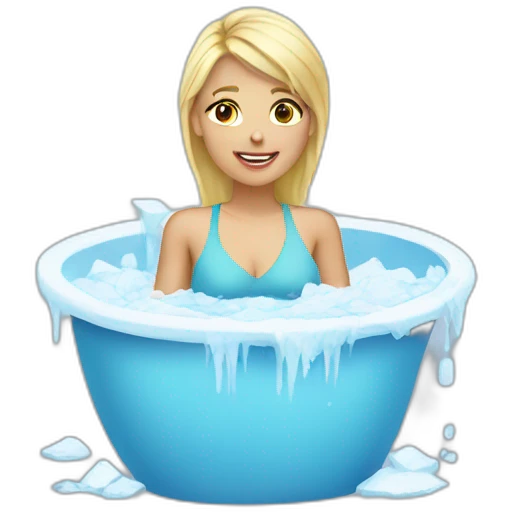 icebath blonde emoji