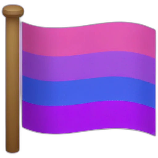 bisexual flag emoji