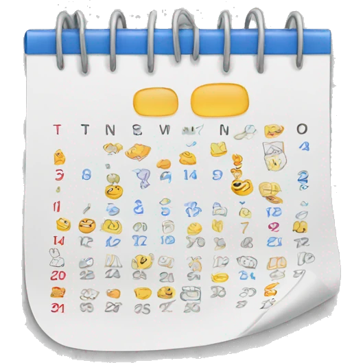 calendar emoji