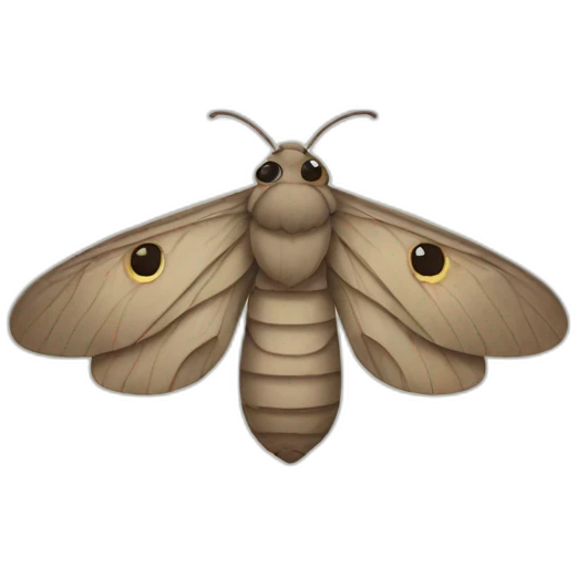 sad moth emoji