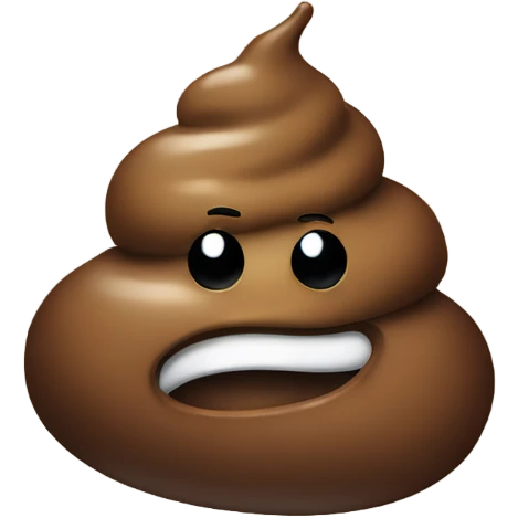 A piece of poop marching emoji